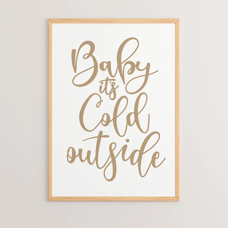 Πίνακας Berby pakoworld με ψηφιακή εκτύπωση και πλαίσιο 33x1.5x48εκ