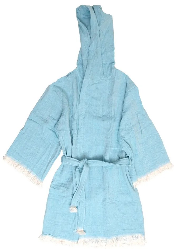 Μπουρνούζι Μουσελίνα Adelina 1 Blue Anna Riska