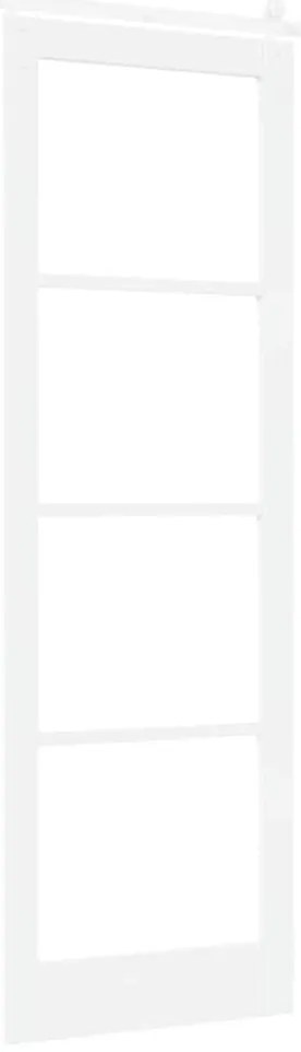 vidaXL Ολισθητή Πόρτα Λευκό 78 x 232 cm Ξύλο και μέταλλο
