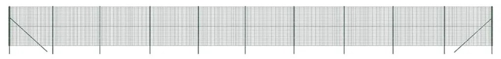 Συρματόπλεγμα Περίφραξης Πράσινο 1,8x25 μ. Γαλβανισμένο Ατσάλι - Πράσινο