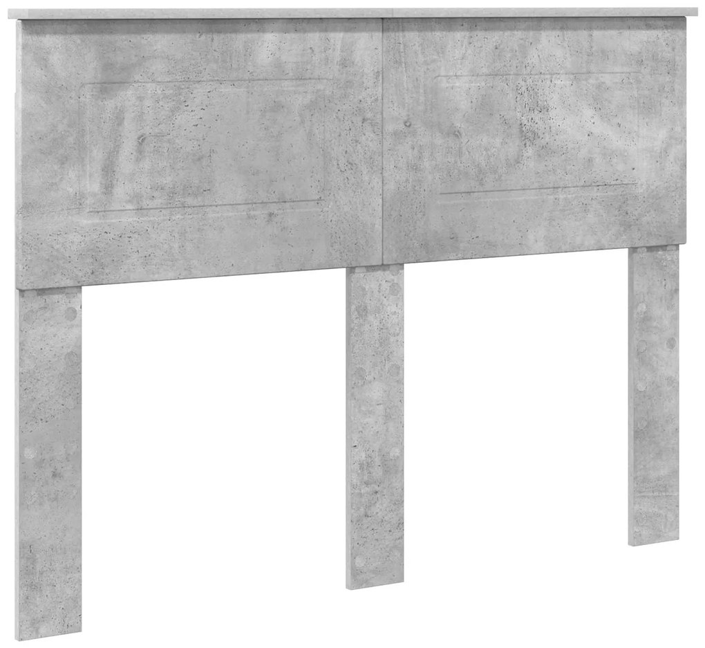 vidaXL Σκελετός Κρεβατιού Σκυρόδεμα 120 x 200 cm Επεξεργασμένο ξύλο