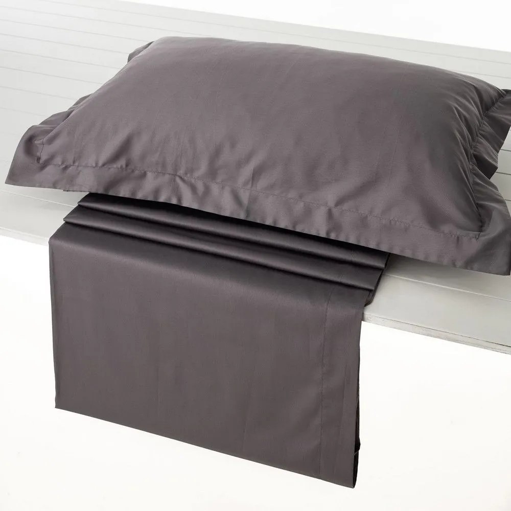 Σεντόνι Athena-305 Grey Vesta Home King Size 280x270cm 100% Βαμβακοσατέν