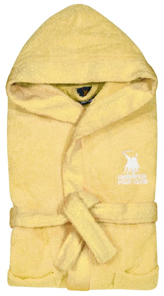 Παιδικό Μπουρνούζι Greenwich Polo Club Baby 8615 Yellow Κίτρινο No14