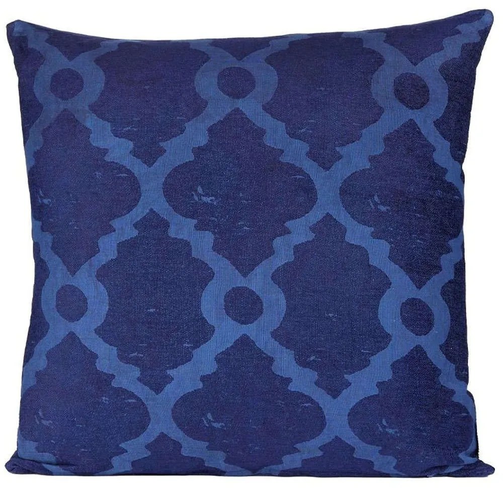 Μαξιλάρι Διακοσμητικό (Με Γέμιση) Blueberry 027894 Blue 50X50 Cotton-Velor