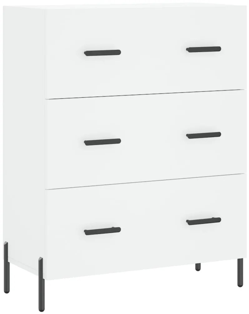 vidaXL Ντουλάπι Λευκό 69,5x34x180 εκ. από Επεξεργασμένο Ξύλο
