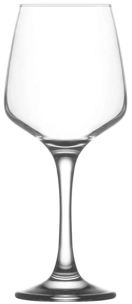 Ποτήρια Κρασιού Κολωνάτα Lal (Σετ 6Τμχ) LVLAL55830F 295ml Clear Lav Γυαλί