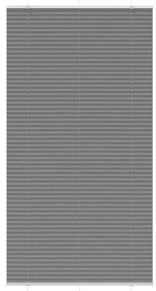 vidaXL Πλισέ περσίδα Ανθρακί 110x200 cm Πλάτος υφάσματος 109,4 cm