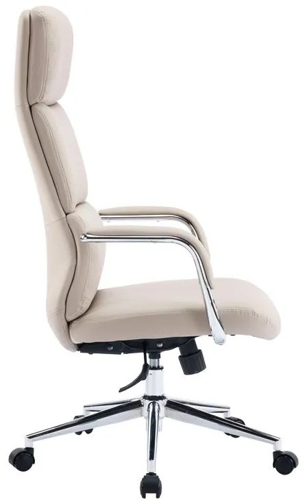 Καρέκλα γραφείου διευθυντή Bendona pu σε μπεζ απόχρωση 71x78x119-127εκ 71x78x119 εκ.
