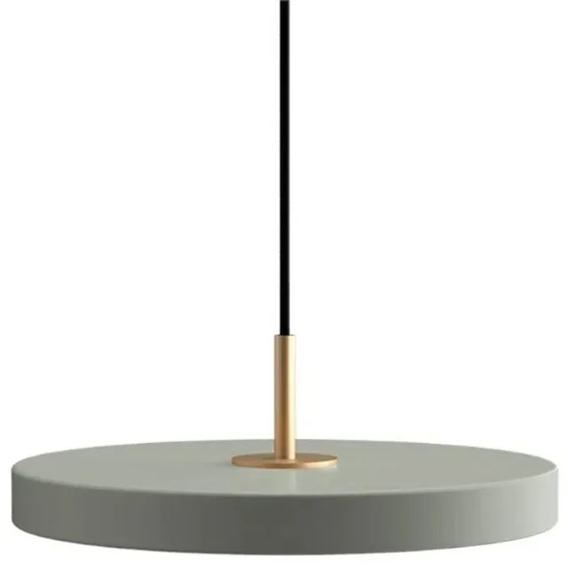 Φωτιστικό Οροφής Asteria Plus Mini Brass 2295 Φ31x10.5cm Led 1200lm 18W 2400-3000k Nuance Olive Umage