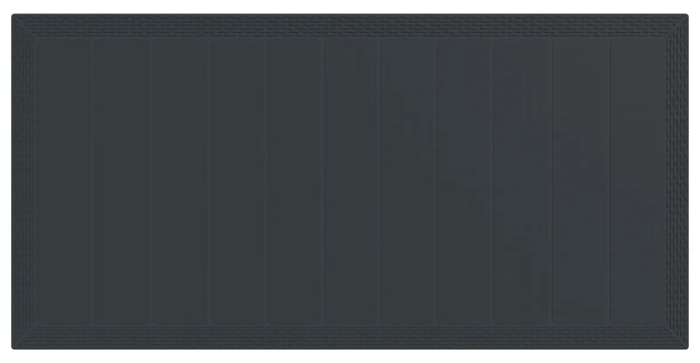 vidaXL Σετ Υπαίθριας Εστίασης 7 pcs Ανθρακί 200 x 100 x 73 εκ.