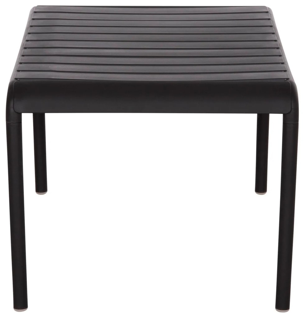 Τραπέζι κήπου KORVER C6334.02 Χαμηλό Πολυπροπυλενίου Μαύρο 100x60x46Υ εκ. 100x60x46 εκ.