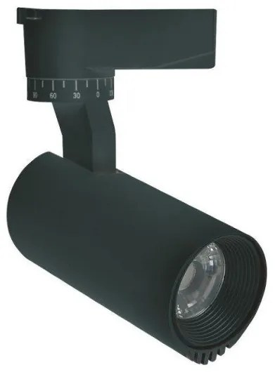 Σποτ Ράγας 2-line 10W Cob Round Space Lights-2123008-Μαύρο 2123008