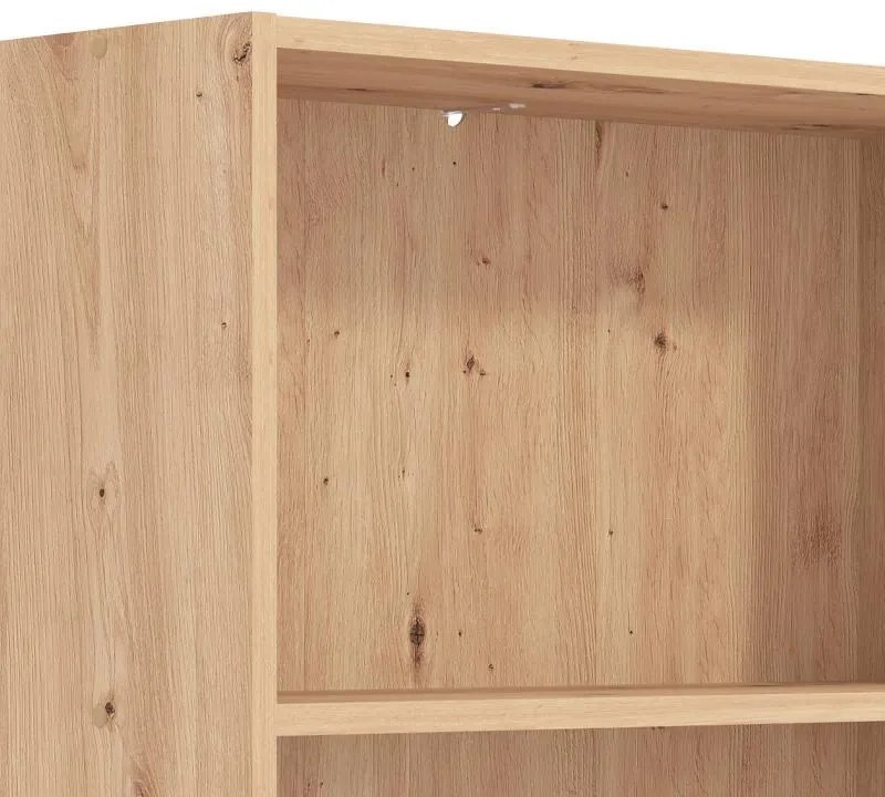 Βιβλιοθήκη Tomar 6 Artisan Oak 70x24,5x211,5 εκ. 70x24.5x211.5 εκ.