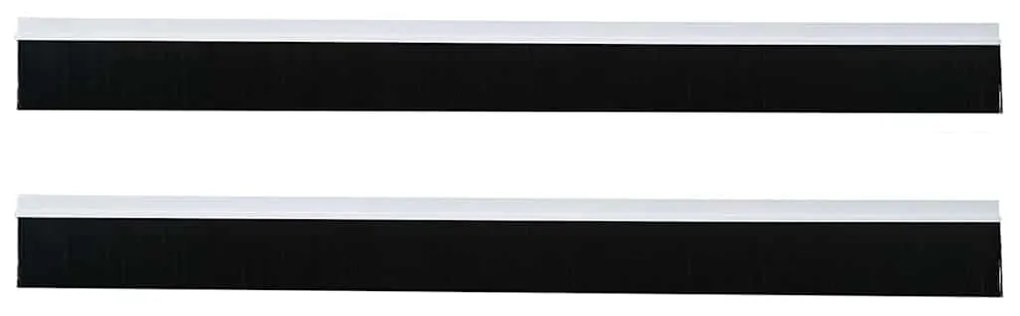 vidaXL Αυτοκόλλητες σφραγίδες πόρτας 2 pcs Λευκό 100 cm