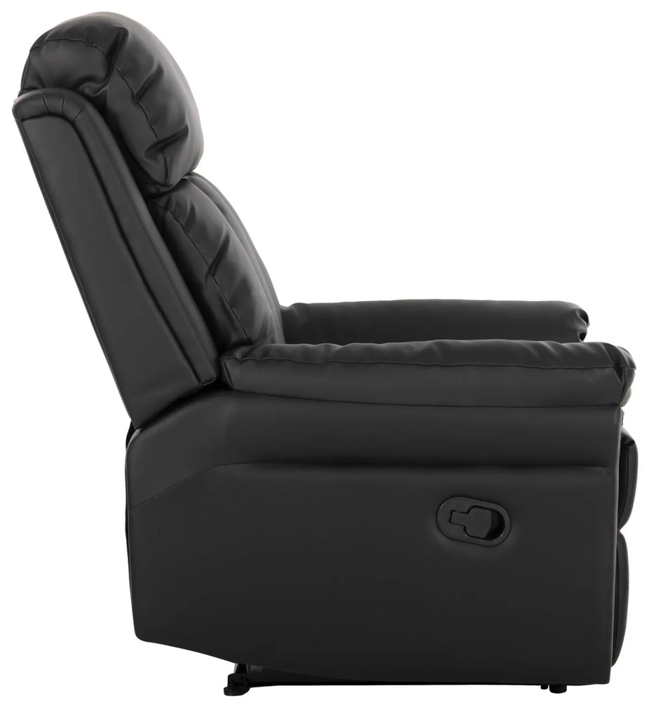 Πολυθρόνα HAPPER C9785.11 Μασάζ με Μαύρο PU 76x94x102Υεκ. 76x94x102 εκ.