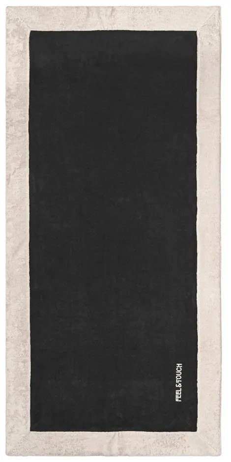 Πετσέτα Θαλάσσης (80x170) Feel &amp; Touch Caribbean Black