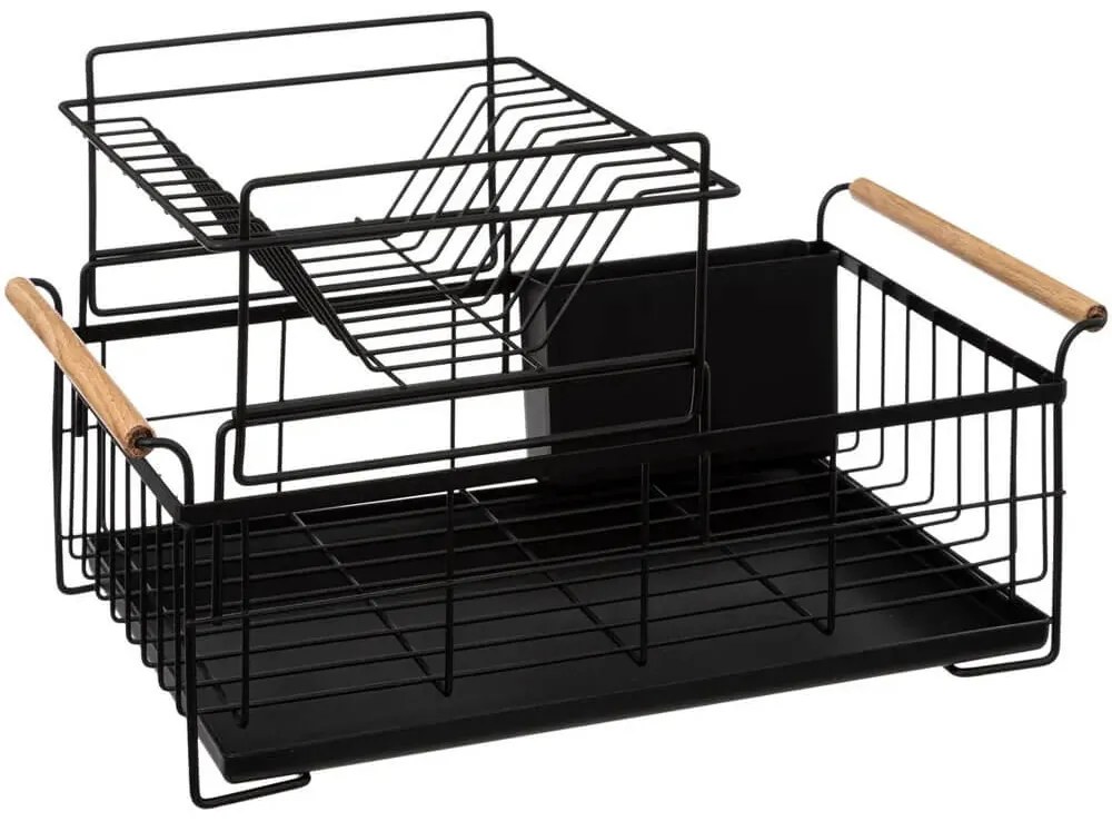 Διώροφη Πιατοθήκη 5Five με χώρο για 9 πιάτα και διαστάσεις 48x29x28.3cm