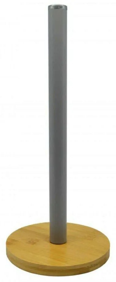 Βάση για Χαρτί Κουζίνας 812387 15x34cm Grey Ankor Metal
