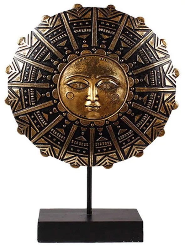 Διακοσμητικό Αντικείμενο Επιτραπέζιο Osiris 019761 28x7,8xH40cm Bronze-Black Metal,Polyresin