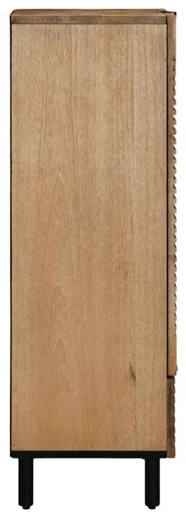 vidaXL Highboard καφέ 60x33x100 cm μασίφ ξύλο Mango