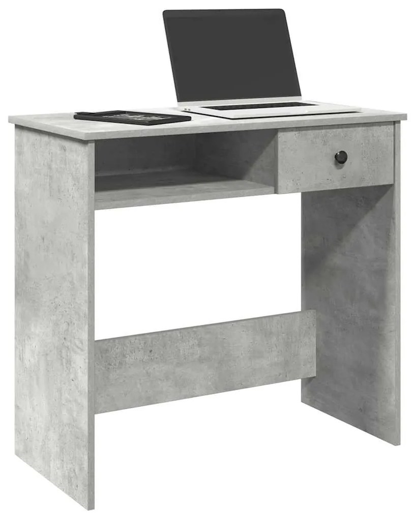 Γραφείο Γκρι του Σκυροδέματος 80 x 40 x 75 εκ. από Μοριοσανίδα