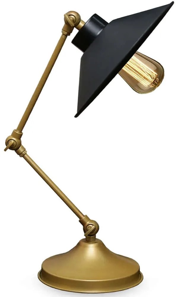 Φωτιστικό Επιτραπέζιο 780SGN2632 21x21x43cm 1xE27 40W Black-Gold Opviq