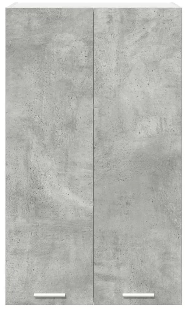 vidaXL Κρεμαστό ντουλάπι με πόρτα Σκυρόδεμα Γκρι 60 x 31 x 100 εκ.