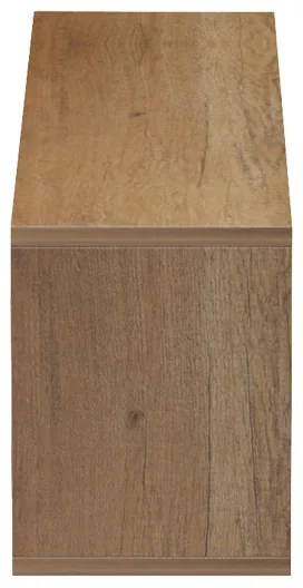 Επιτοίχια ραφιέρα Mikoro pakoworld σε φυσική απόχρωση 90x22x25.6εκ (1 τεμάχια)