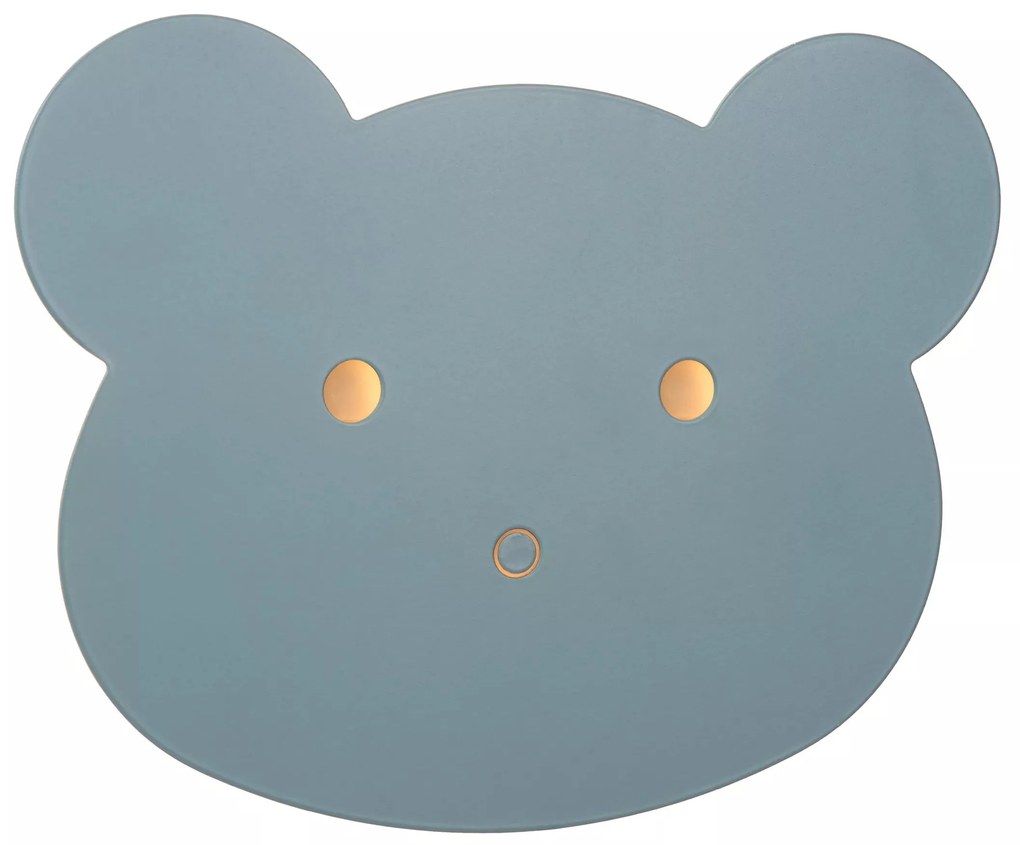 Φωτιστικό Επίτοιχο Lucide 44204-08-35 CHARLIE Μπλε (Blue)|Μαύρο Ματ (Black Mat) 2700 K