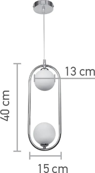 Κρεμαστό φωτιστικό InLight 4023-Xrwmio