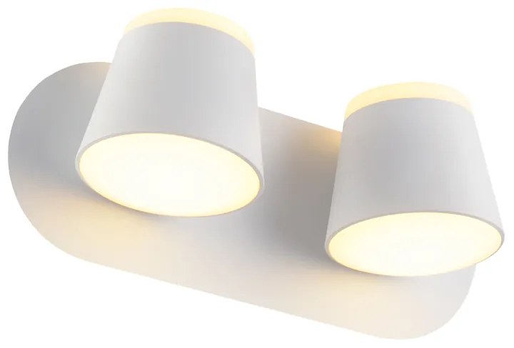 Σποτ Δίφωτο LED Aca Lucido V83LEDW27WH White