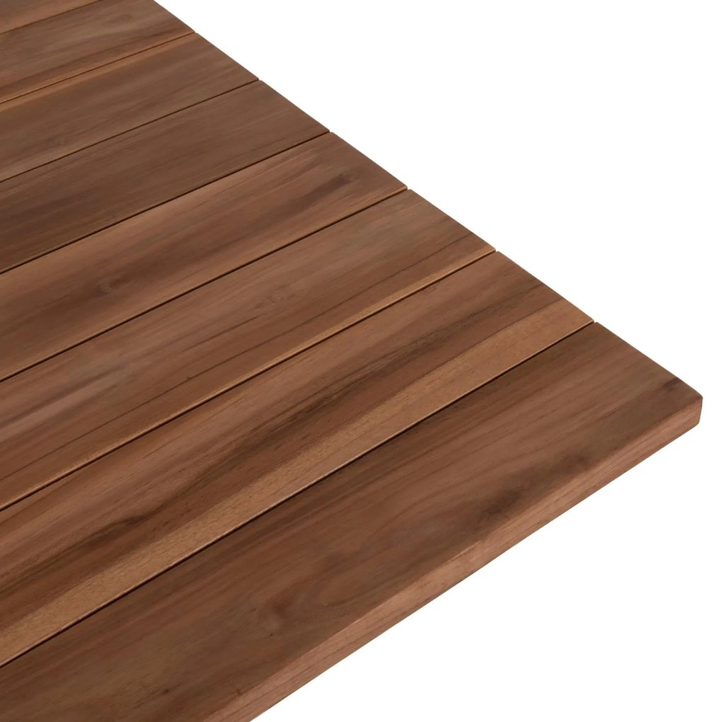 Τραπέζι LEO C9622.11 Τετράγωνο απο Μασίφ Ξύλο TEAK Φυσικό 80x80x75Y εκ. 80x80x75 εκ.
