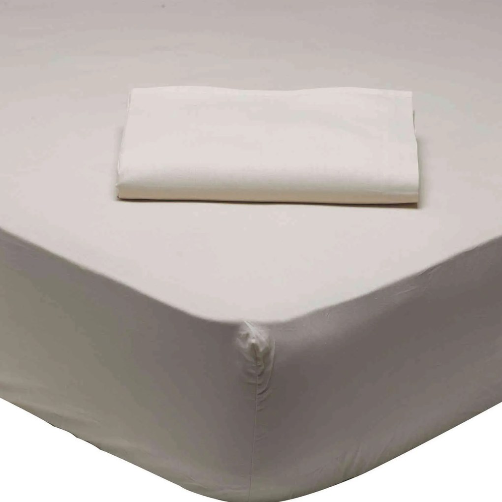 Σεντόνι 1002 Beige Best Colors Das Home Υπέρδιπλo 230x260cm Χωρίς Λάστιχο 100% Cotton