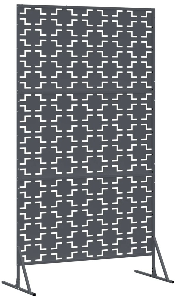 vidaXL Πανοραμική Οθόνη σε Ανθρακί, 100x50x180 εκ., Φτιαγμένη από Ατσάλι