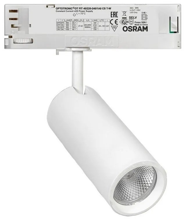 Σποτ Ράγας VK/04350/TR/W/18/940 220-240V Led 16.0W 4000K 2.167lm 18° IP20 White VKLed