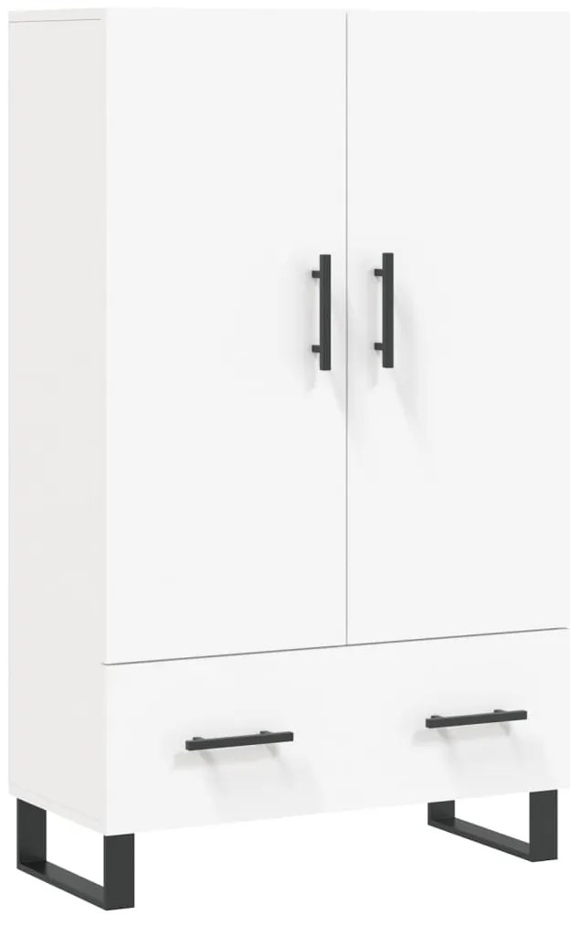 vidaXL Ντουλάπα Λευκή 69,5 x 31 x 115 εκ. από Επεξεργασμένο Ξύλο