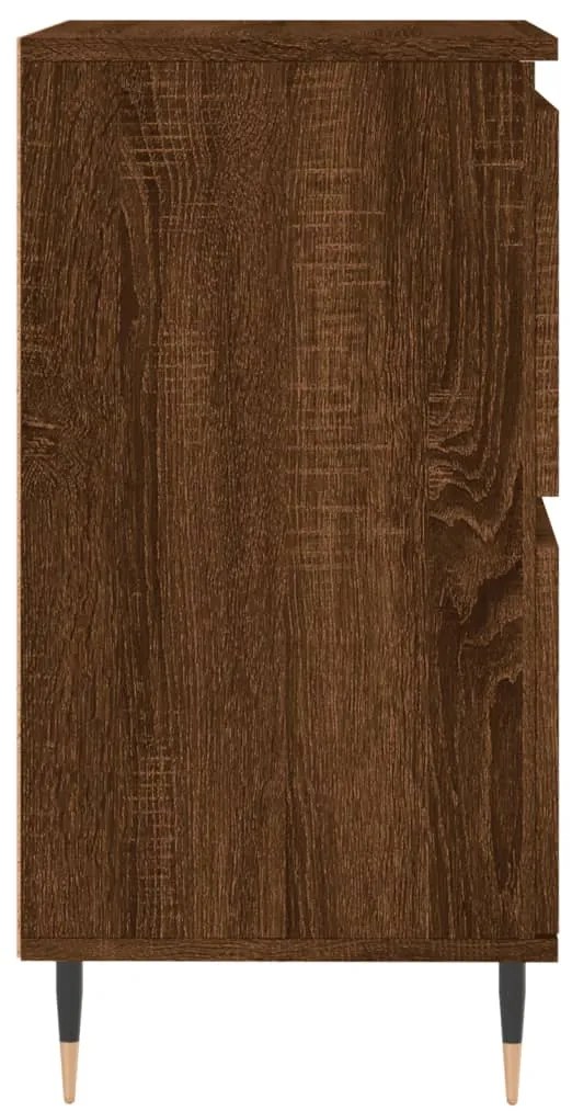 vidaXL Μπουφές Καφέ Δρυς 60x35x70 εκ. από Επεξεργασμένο Ξύλο
