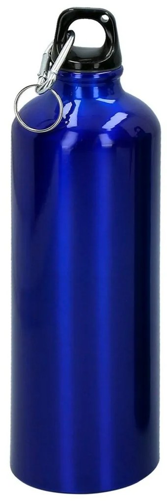 Μπουκάλι νερού Aktive 750 ml Snap γάντζος Αλουμίνιο 7 x 25 x 7 cm (24 Μονάδες)