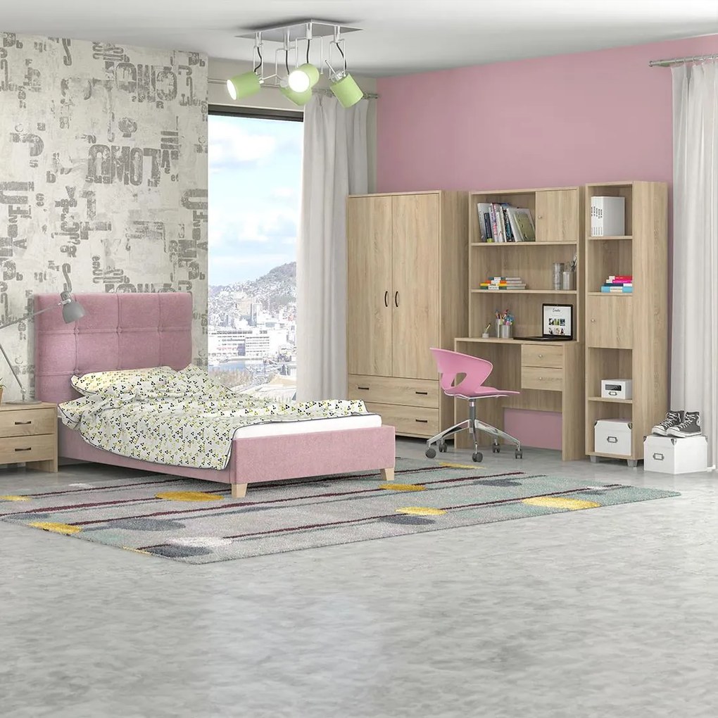Εταζέρα Γραφείου ELMENT Λάττε 100x30x105 εκ.