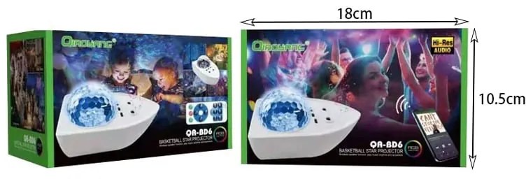 Qiaoyang φωτορυθμικό QA-BD6 - Qiaoyang basketball star projector QA-BD6