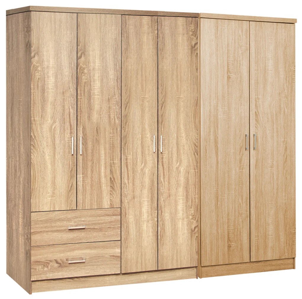 ΝΤΟΥΛΑΠΑ 6ΦΥΛΛΗ BLAKELY HM21235.02 ΜΕΛΑΜΙΝΗ ΧΡΩΜΑ SONAMA 201x43x181Υεκ