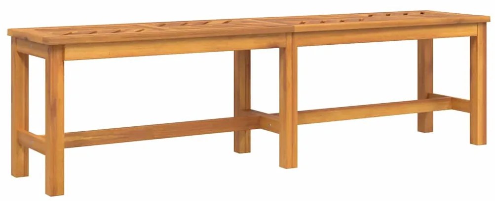 vidaXL Σέτ φαγητού για κήπο 6 pcs Καφέ Στερεό Ξύλο Ακακίας