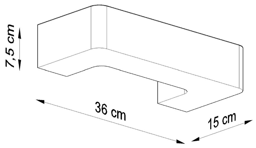 Sollux Φωτιστικό τοίχου Magnet 1,κεραμικό,1xE27/60w