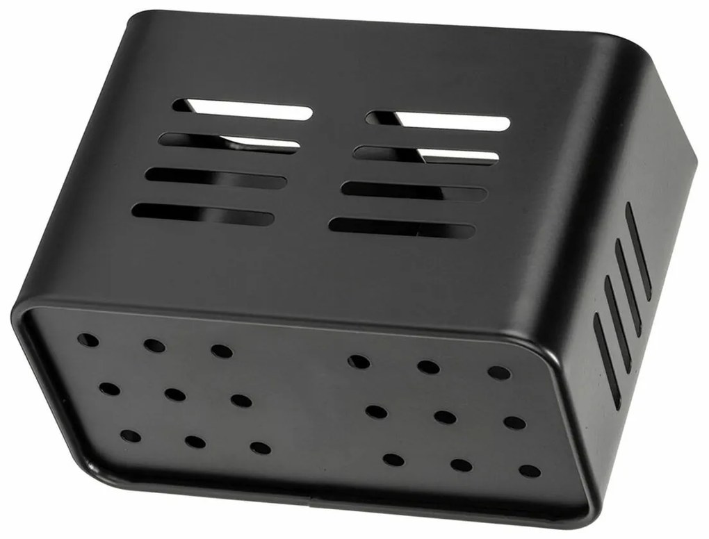 Καλάθι μαχαιροπίρουνα Wenko Susie 55098100 Ματ μαύρο Μέταλλο