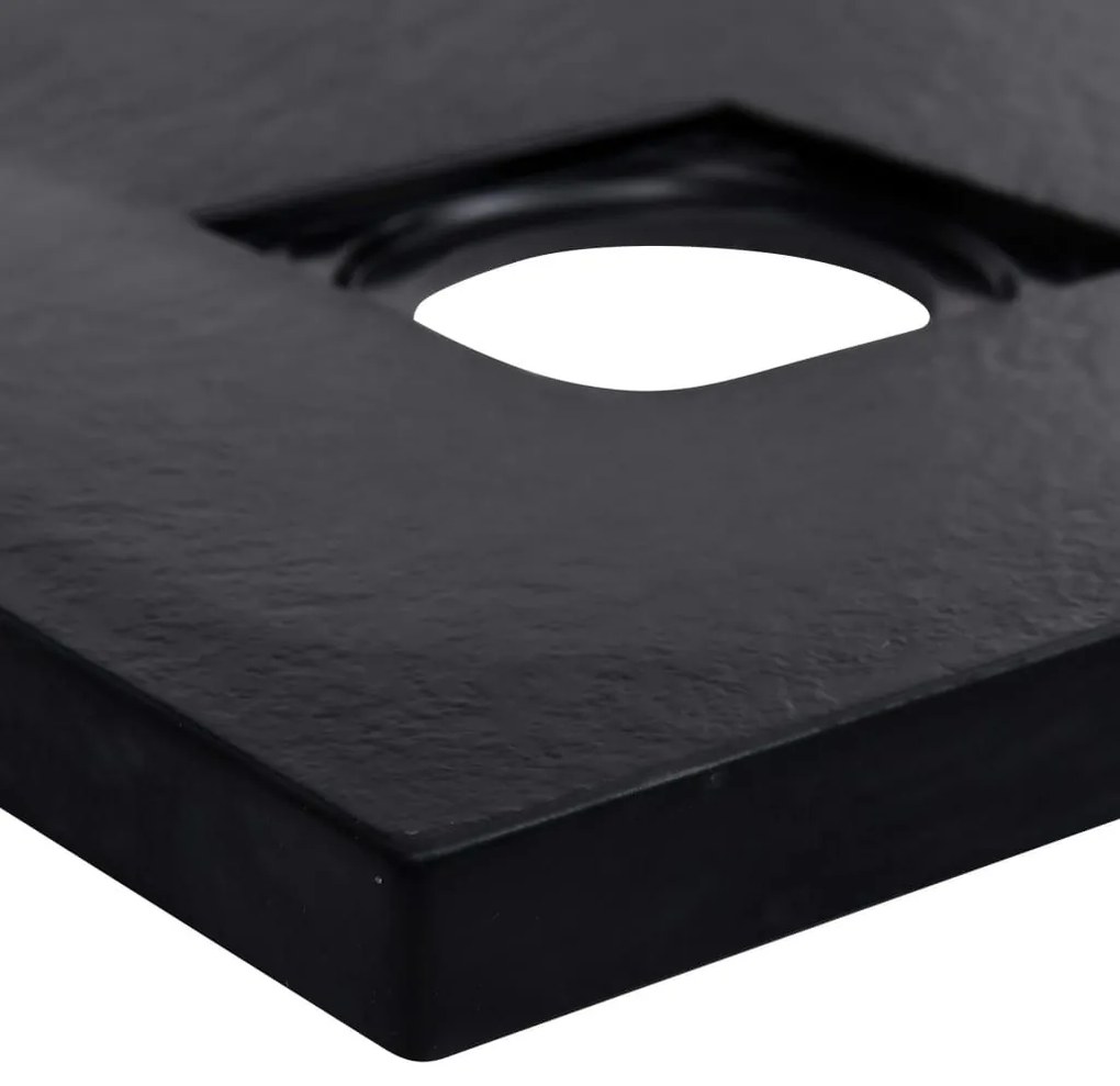 Βάση Ντουζιέρας Μαύρη 90 x 90 εκ. από SMC - Μαύρο