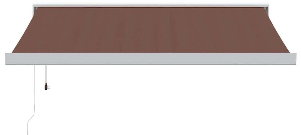 vidaXL Τέντα Πτυσσόμενη Αυτόματη Καφέ 350x250 εκ.
