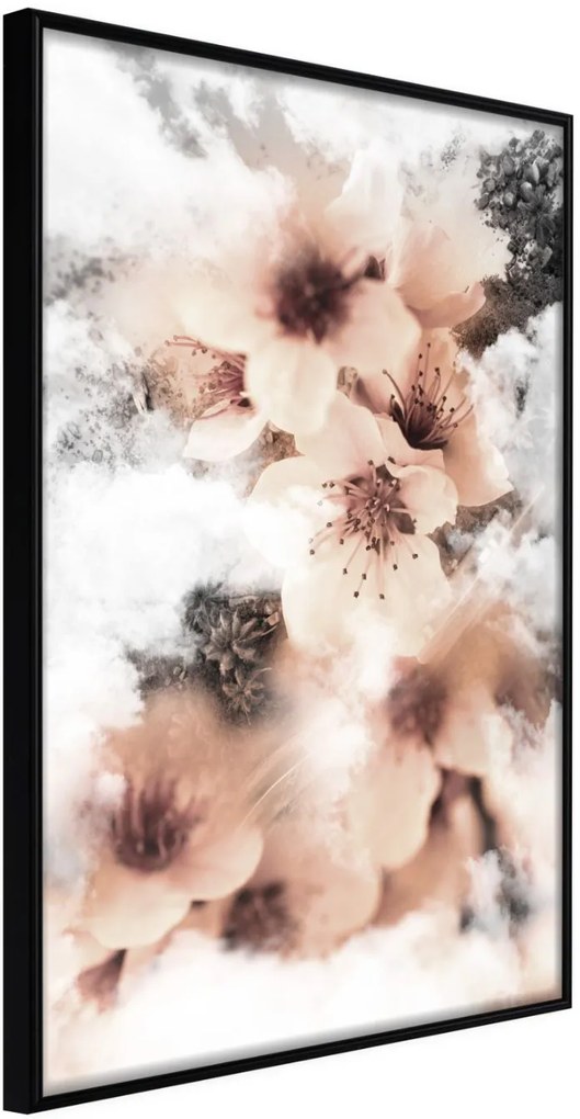 Αφίσα - Heavenly Flowers - 30x45 - Μαύρο - Χωρίς πασπαρτού