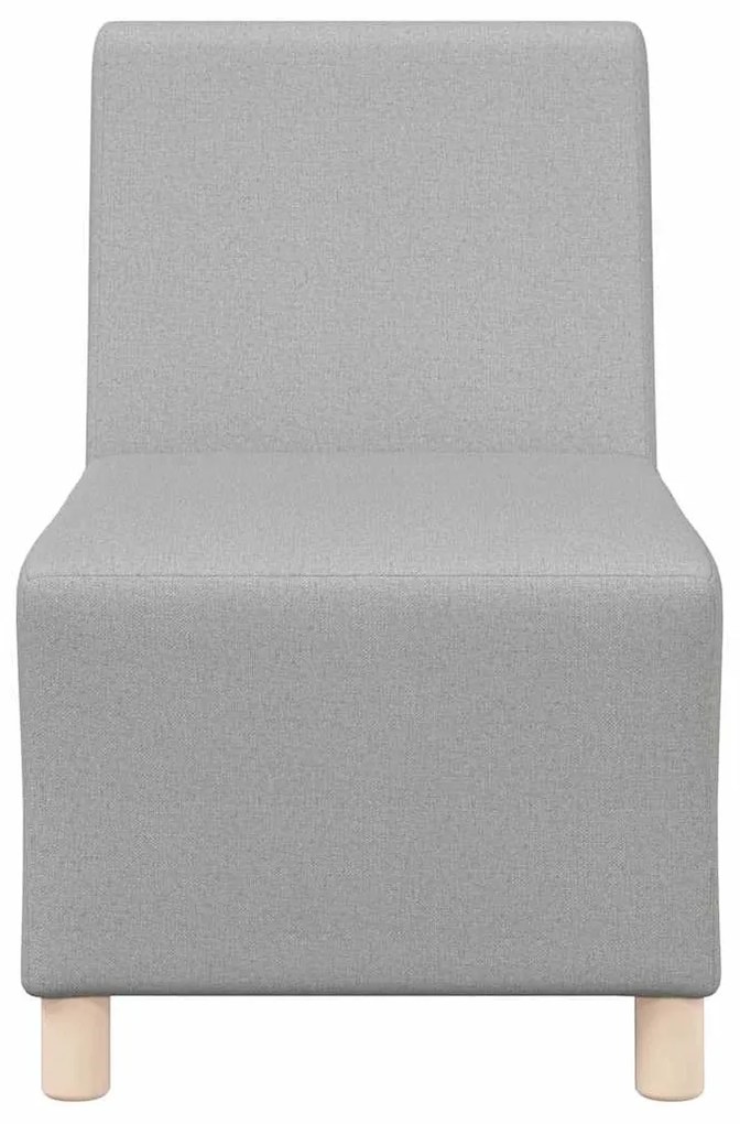 vidaXL Μοναδικός Καναπές χωρίς Χερούλια 3 pcs Σκίουρος Γκρί