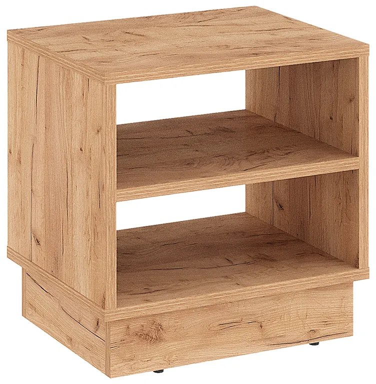 Κομοδίνο Mason pakoworld μελαμίνης σε oak απόχρωση 40x32x40εκ (1 τεμάχια)