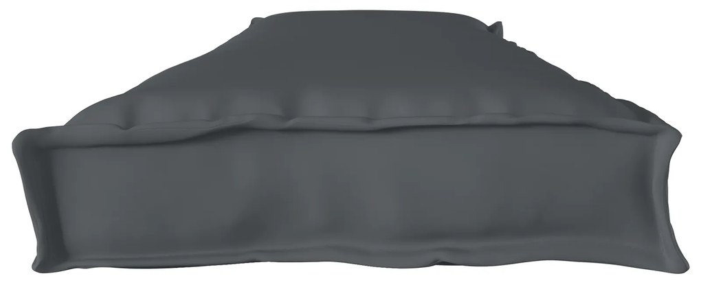vidaXL Μαξιλάρι Παλέτας για Σκαμπό Ανθρακί 180x40x8 εκ. Υφασμάτος Oxford